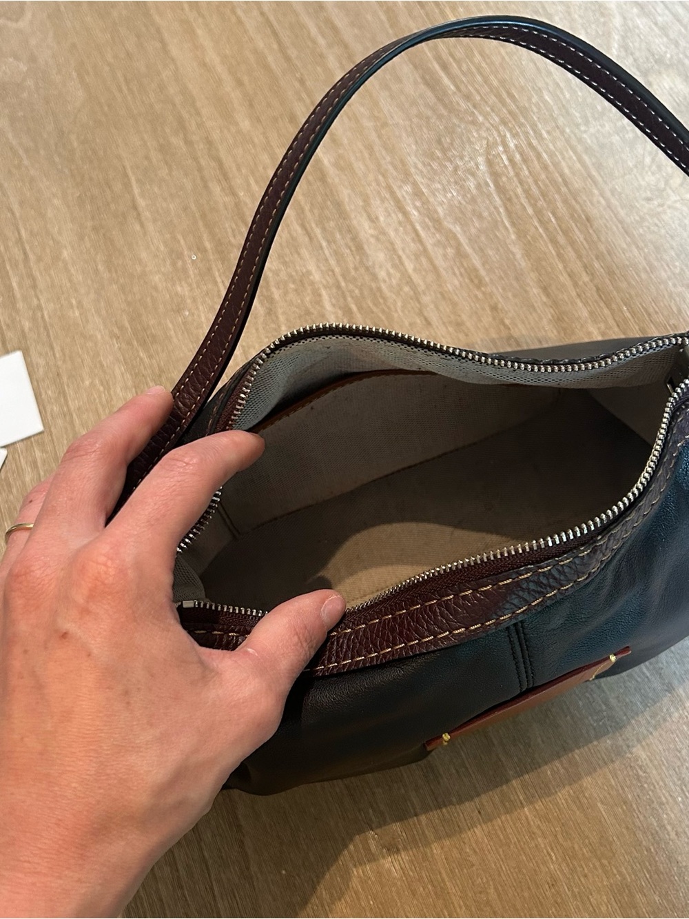 COACH Suede Hobo Bag - Picture 12 of 14